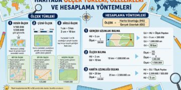 Haritada Ölçek Türleri, Özellikleri ve Hesaplama Yöntemleri