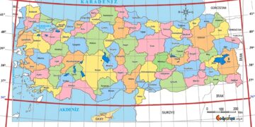 Türkiye’nin Coğrafi Enlem ve Boylam Konumu